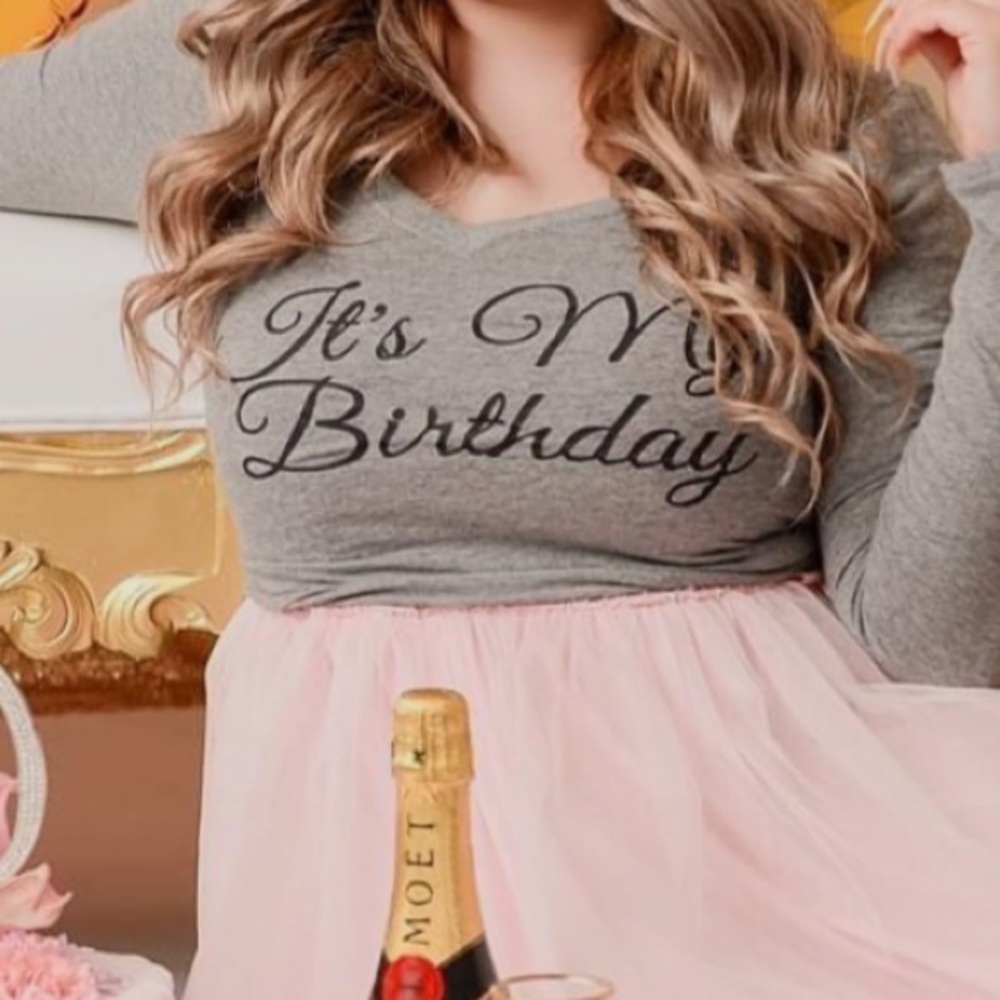 Blouse is my birthday size M